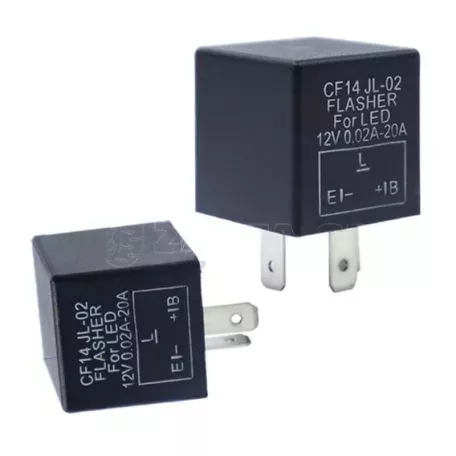 Ρελέ Αυτοκινήτου Flasher Για Led 12 Volt (Negative Connection) 0.02A-20A  CF14 JL-02  1 Τεμάχιο 