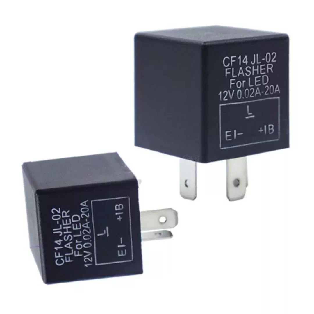 Ρελέ Αυτοκινήτου Flasher Για Led 12 Volt (Negative Connection) 0.02A-20A CF14 JL-02 1 Τεμάχιο