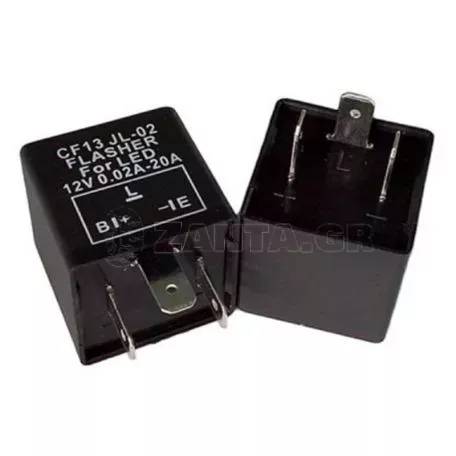 Ρελέ Αυτοκινήτου Flasher Για Led 12 Volt (Positive Connection) 0.02A-20A  CF13 JL-02 1 Τεμάχιο 