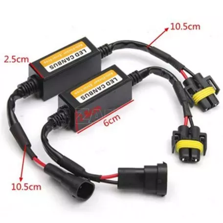 Αντίστασεις Canceller Canbus Για Led Με H11 Κούμπωμα Plug & Play 12Volt 1 Τεμάχιο 
