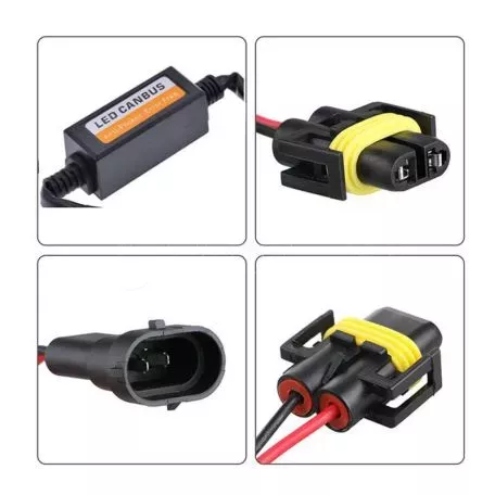 Αντίστασεις Canceller Canbus Για Led Με H11 Κούμπωμα Plug & Play 12Volt 1 Τεμάχιο 