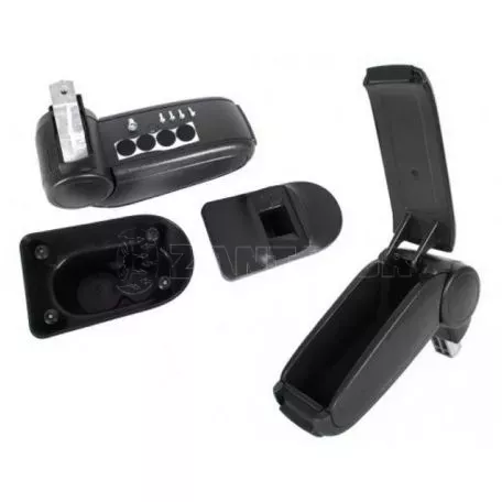Κονσόλα Χειροφρένου Τεμπέλης  "Oem" Design Για Peugeot 207 06-14 Μαύρο Χρώμα 