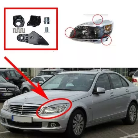 Βάσεις Επισκευής Αριστερού Φαναριού Για Mercedes-Benz C-Class W204 07-14 