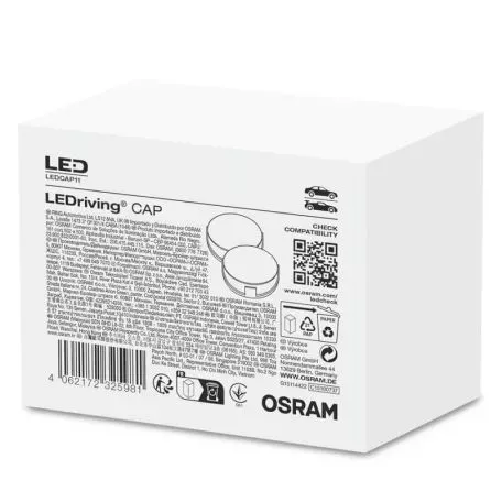 Καπάκια Λάστιχο Μπροστινών Φαναριών Osram LEDCAP11 Για Τοποθέτηση Led Φ77mm 2 Τεμάχια 
