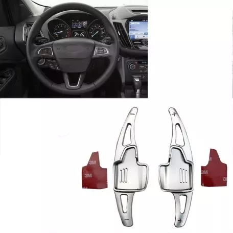 Paddles Shift Αλουμινίου Για Ford Focus 15-19 Ασημί 2 Τεμάχια 