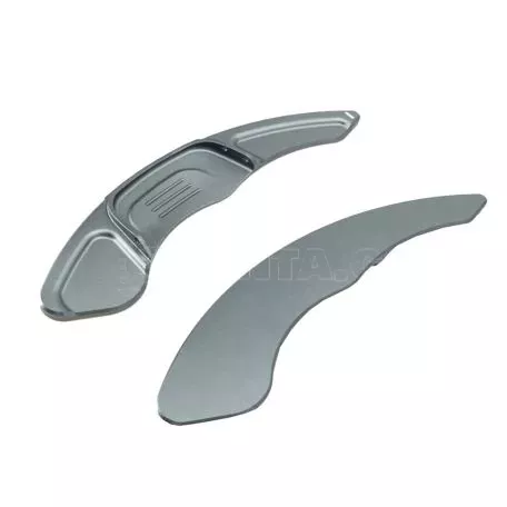 Paddles Shift Αλουμινίου Για VW Golf VII (7) 13-17 / VW Tiguan 17+ Ασημί 2 Τεμάχια 