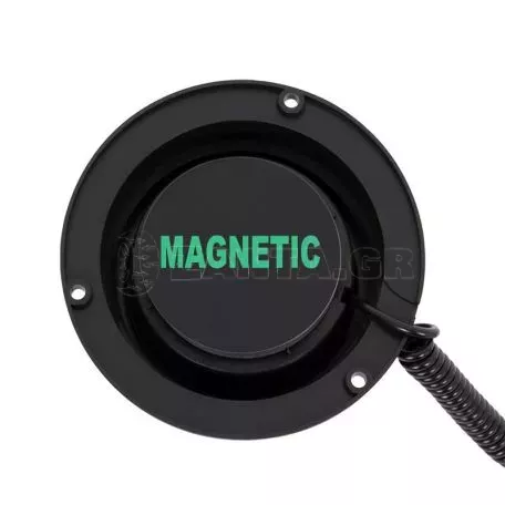 Φάρος Ασφαλείας Αυτοκινήτου 12V&24V  Μαγνητικός & Βιδωτός12x11cm Πορτοκαλί 