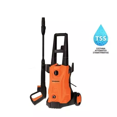 Πλυστικό Μηχάνημα Krausmann Υψηλής Πίεσης 2200W 120-135 Bar 66697 (5470) 