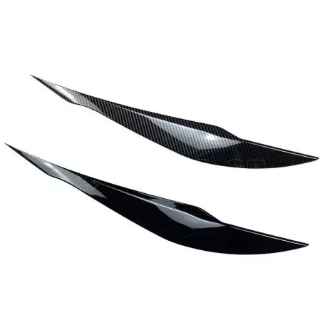 Φρυδάκια Μπροστινών Φαναριών Για Bmw 3 F30 / F31 2011-2019 Βαμμένα Μάυρο Γυαλιστερό Χρώμα 2 Τεμάχια 