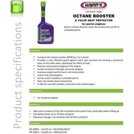 Ενισχυτικό Οκτανίων Octane Booster Wynn's W43873 325ml 