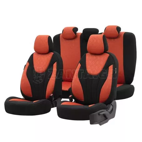 Καλύμματα Αυτοκινήτου Otom Ruby Design Universal Βαμβακερό Ύφασμα Rachel Σετ Εμπρός / Πίσω 11 Τεμαχίων 