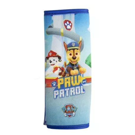 Μαξιλαράκι Ζώνης Ασφαλείας Paw Patrol Chase-Marshall Βελούδινο Μπλε 1 Τεμάχιο 
