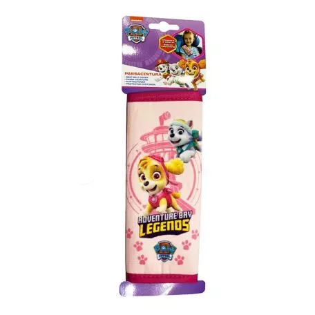Μαξιλαράκι Ζώνης Ασφαλείας Paw Patrol Sky-Everest ''Adventure Bay Legends'' Βελούδινο Ροζ 1 Τεμάχιο 