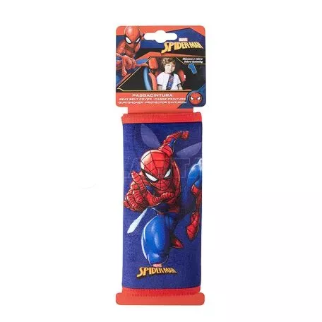 Μαξιλαράκι Ζώνης Ασφαλείας Marvel's Spider-Man Βελούδινο Μπλε-Κόκκινο 1 Τεμάχιο 