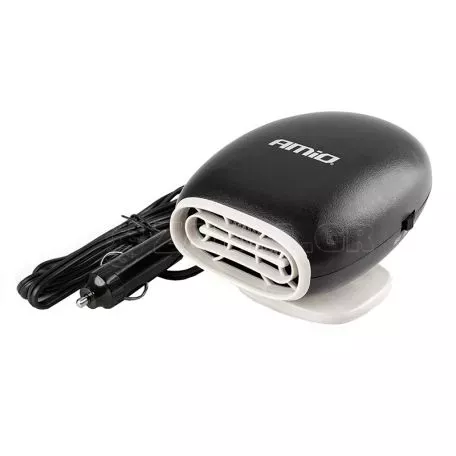 Αερόθερμο Αναπτήρα Αυτοκινήτου 12 Volt 150 Watt 13 Amper Μαύρο / Άσπρο Χρώμα Amio 02900 , CH-09 