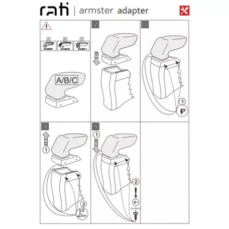 Βάση Τεμπέλη Ειδική Για Toyota Verso 13-18 Armster Rati 1 Τεμάχιο 