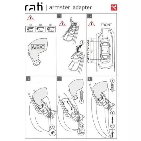 Βάση Τεμπέλη Ειδική Για Toyota GT 86 12-21 Armster Rati 1 Τεμάχιο 