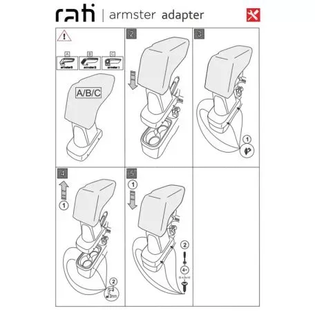 Βάση Τεμπέλη Ειδική Για Ford Ka+ 16-21 Armster Rati 1 Τεμάχιο 
