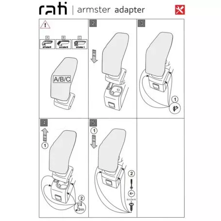 Βάση Τεμπέλη Ειδική Για Chevrolet Trax 13-22 Armster Rati 1 Τεμάχιο 
