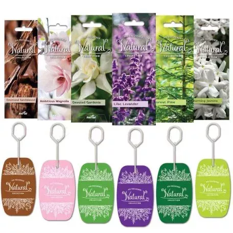 Σετ Αρωματικών Αυτοκινήτου Feral Natural Collection 6 Τεμάχια 