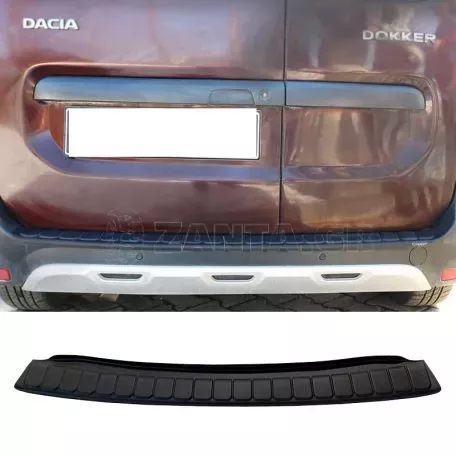 Προστατευτικό Πίσω Προφυλακτήρα Για Dacia Dokker 13+ Από Abs Πλαστικό Μαύρο 