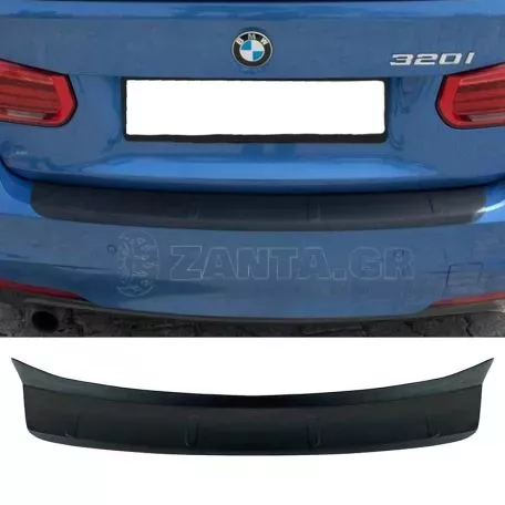 Προστατευτικό Πίσω Προφυλακτήρα Για Bmw 3 F30 2011-2019 Sedan Από Abs Πλαστικό Μαύρο 