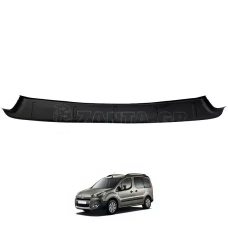 Προστατευτικό Πίσω Προφυλακτήρα Για Peugeot Partner 08-18 / Citroen Berlingo 08-18 Από Abs Πλαστικό Μαύρο 