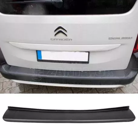Προστατευτικό Πίσω Προφυλακτήρα Για Citroen Berlingo / Opel Combo E / Peugeot Partner , Rifter / Toyota Proace 2018+ Από Abs Πλαστικό Μαύρο 