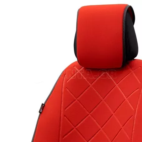 Πλατοκάθισμα Αυτοκινήτου Otom Active Pro Ύφασμα Lacoste Ανάγλυφο Καπιτονέ Κόκκινο ACTP-104 1 Τεμάχιο 