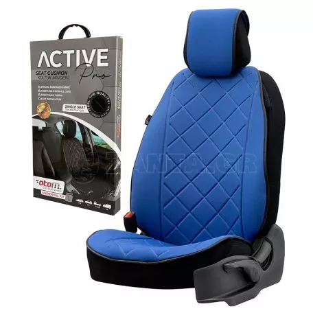 Πλατοκάθισμα Αυτοκινήτου Otom Active Pro Ύφασμα Lacoste Ανάγλυφο Καπιτονέ Μπλε ACTP-105 1 Τεμάχιο 
