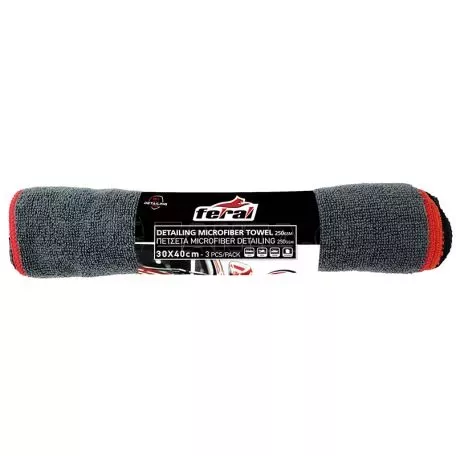 Πετσέτα Μicrofiber Feral Detailing Pro 38 x 40 cm Ρολό 3 Τεμάχια 