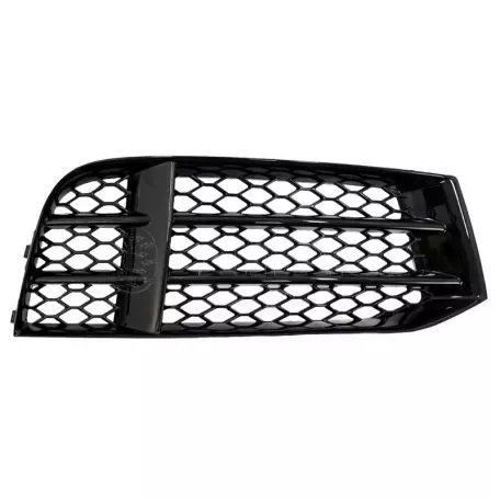 Δίχτυ Προφυλακτήρα Εμπρός Πλαινό Για Audi A5 8T 08-16 Για Τον RS5 Προφυλακτήρα Γυαλιστερό Μαύρο Αριστερό & Δεξί 2 Τεμάχια 