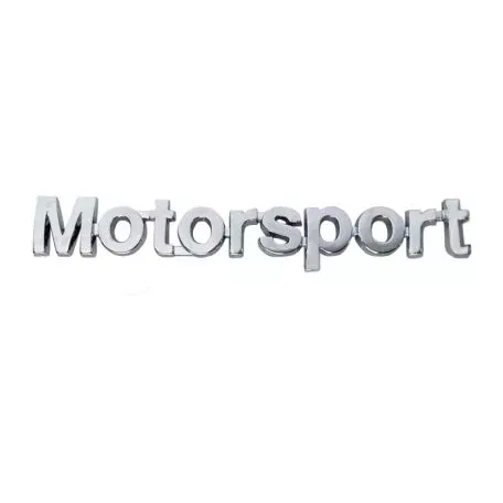 Αυτοκόλλητo Χρωμίου 3D ''Motorsport'' 14.8cm x 2cm 1 Τεμάχιο 