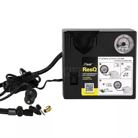 Κομπρεσέρ -  Κομφλέρ Αέρος Αυτοκινήτου AirMan ResQ 12V Με Μανόμετρο 51-051-001 15152 