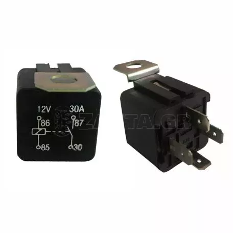 Ρελέ Αυτοκινήτου 4 Επαφών 12 Volt 30A LR-2111 1 Τεμάχιο 15402 