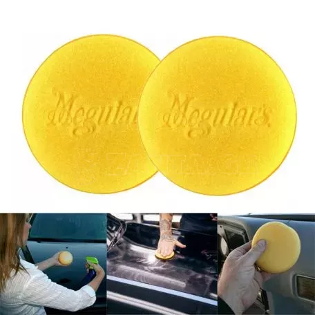Σφουγγάρια Γυαλίσματος Meguiar's Soft Top Applicator Pad Κίτρινο 10cm MG03070 2 Τεμάχια 