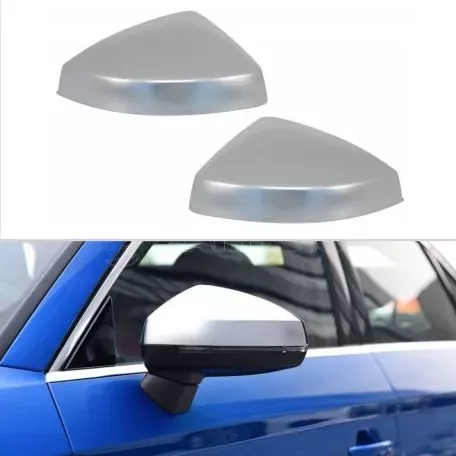 Καπάκια Καθρεφτών Για Audi A3 8V 12-20 RS3 Look Brushed Aluminium 2 Τεμάχια 