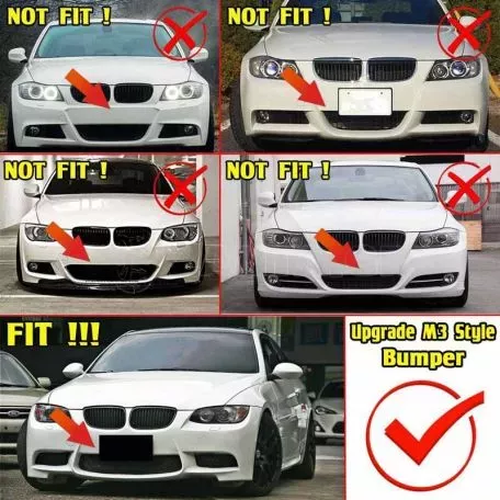 Κεντρική Σίτα Προφυλακτήρα Για Bmw 3 E90 / E91 04-08 / E92 / E93 06-09 Με Aftermarket M3 Προφυλακτήρα 1 Τεμάχιο 