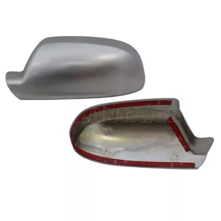 Καπάκια Καθρεφτών Για Audi A4 B8 11-15, A5 8T 11-15 Brushed Aluminium 2 Τεμάχια 