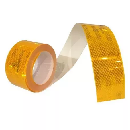 Αυτοκόλλητη Αντανακλαστική Ταινία 3D Diamond Grade ( Κίτρινο ) 3M 319 55mm x Τρέχον Μέτρο 