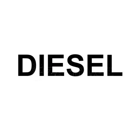 Αυτοκόλλητο Σήμα Diesel Μικρό 7 x 1.5cm 1 Τεμάχιο 