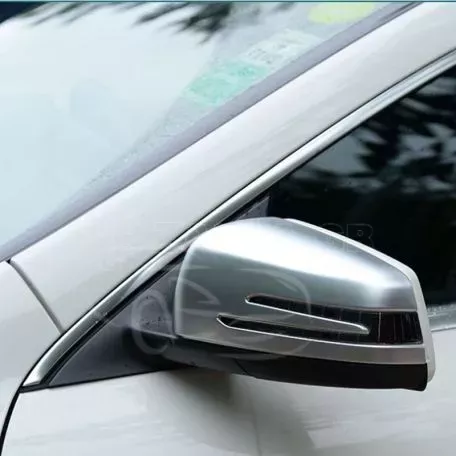 Καπάκια Καθρεφτών Για Mercedes-Benz W212 W221 W204 X204 W207 W246 W176 X156 C117 Brushed Aluminium 2 Τεμάχια 
