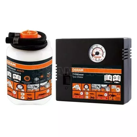 Κομπρεσέρ -  Κομφλέρ Αέρος Αυτοκινήτου  Osram TYREseal Kit 12V 450ml OTSK4 