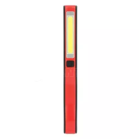 Φακός Μπαταρίας Κόκινος COB Led Mini Flashlight CAR+ 240Lm / 80Lm 3W LWLDISP 
