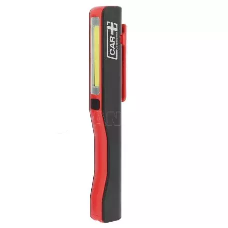 Φακός Μπαταρίας Κόκινος COB Led Mini Flashlight CAR+ 240Lm / 80Lm 3W LWLDISP 