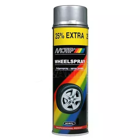 Σπρέι Ζάντας Ανοιχτό Ασημί Motip 04007 500ml 