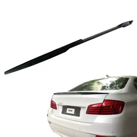 Αεροτομή Πορτ Παγκάζ Για Bmw 5 F10 11-17 M4 Look Lipspoiler Από Abs Πλαστικό Μαύρη Γυαλιστερή 