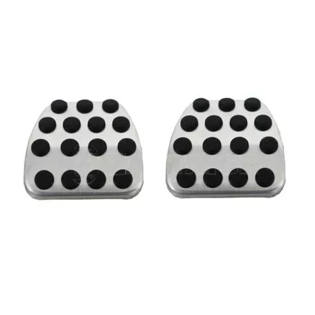 Πεντάλ Αλουμινίου Κουμπωτά Και Footrest Για Mercedes-Benz W204 07-14 / W211 02-09 / GLK 08-15 Μη Αυτόματο Σετ 5 Τεμάχια KPMB02 