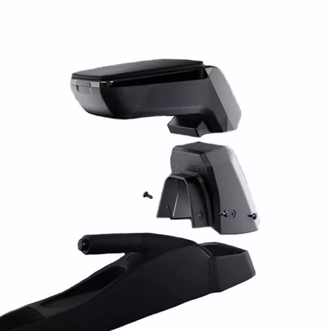 Κονσόλα Χειροφρένου Τεμπέλης Armster S Για Seat Leon 4 (KL1/KL8) 2020+ ( Με Επέκταση Παροχής 12V) Μαύρο Χρώμα