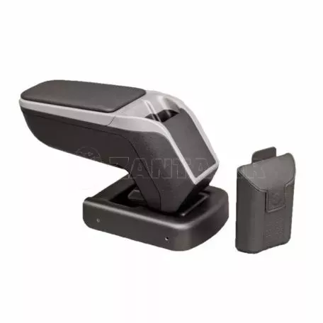 Κονσόλα Χειροφρένου Τεμπέλης Armster 2 Για Seat Leon 4 (KL1/KL8) 2020+ ( Με Επέκταση Παροχής 12V) Ασημί Χρώμα 